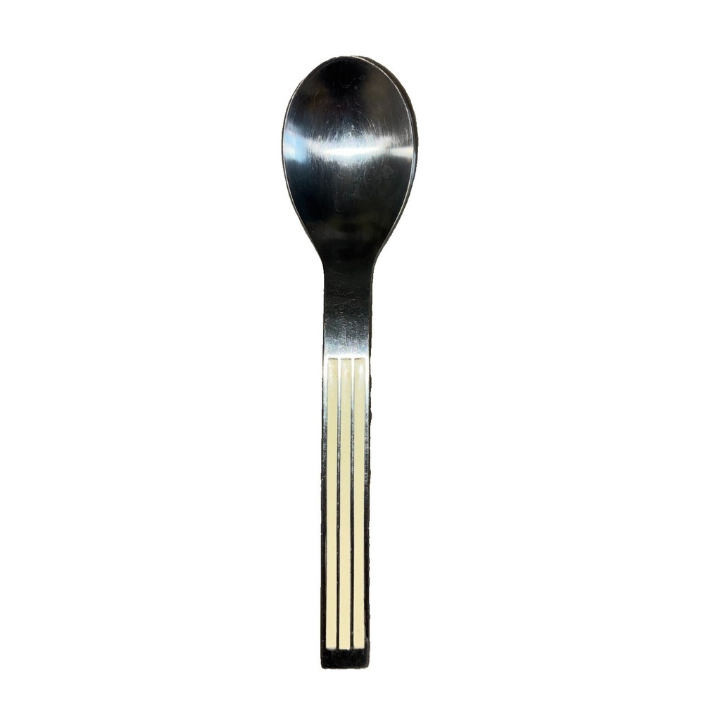 Dansk THEBE Tablespoon Ribbed Satin Stainless Flatware 7 1/4" Gunnar Cyren